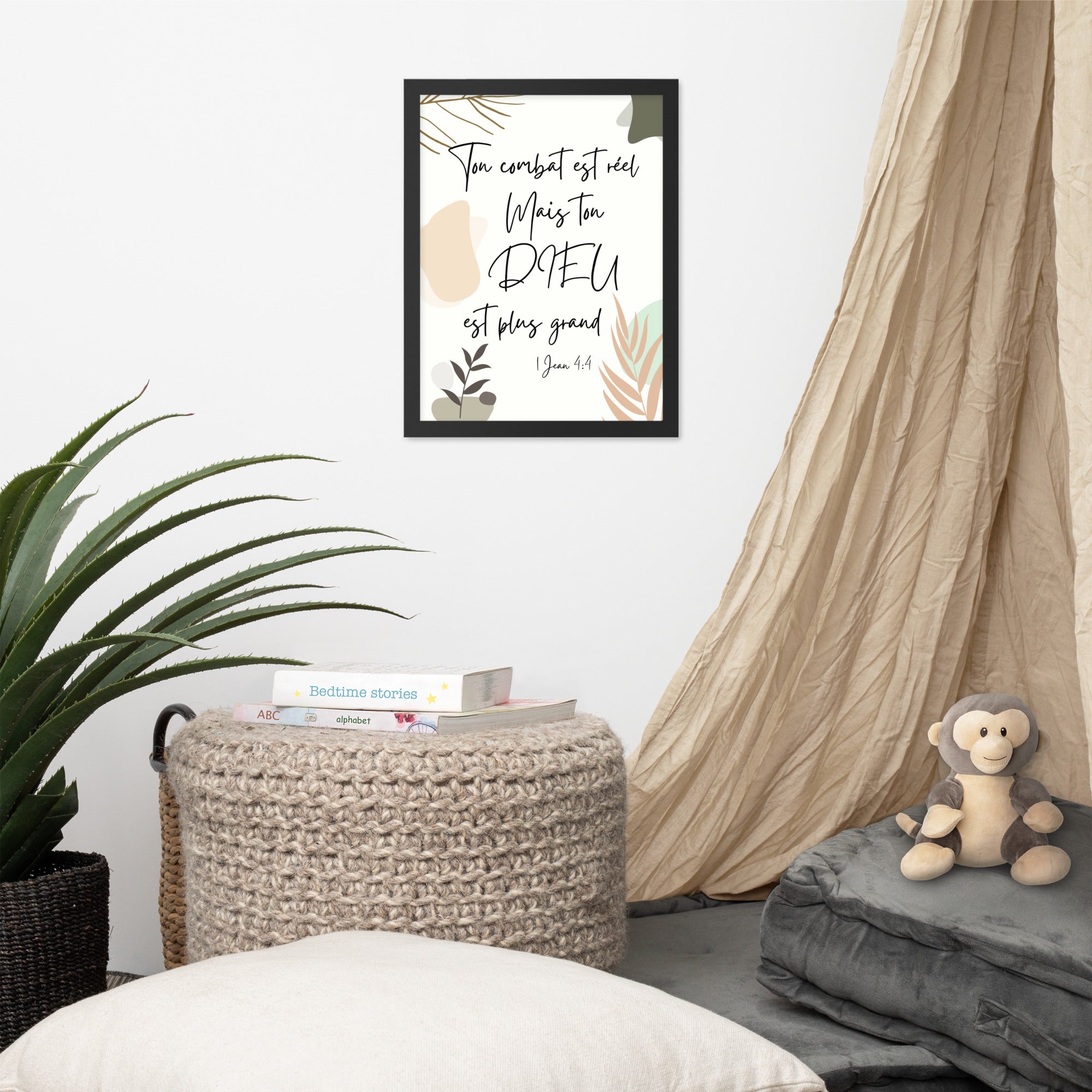 Affiche Encadrée "Ton DIEU est plus grand"