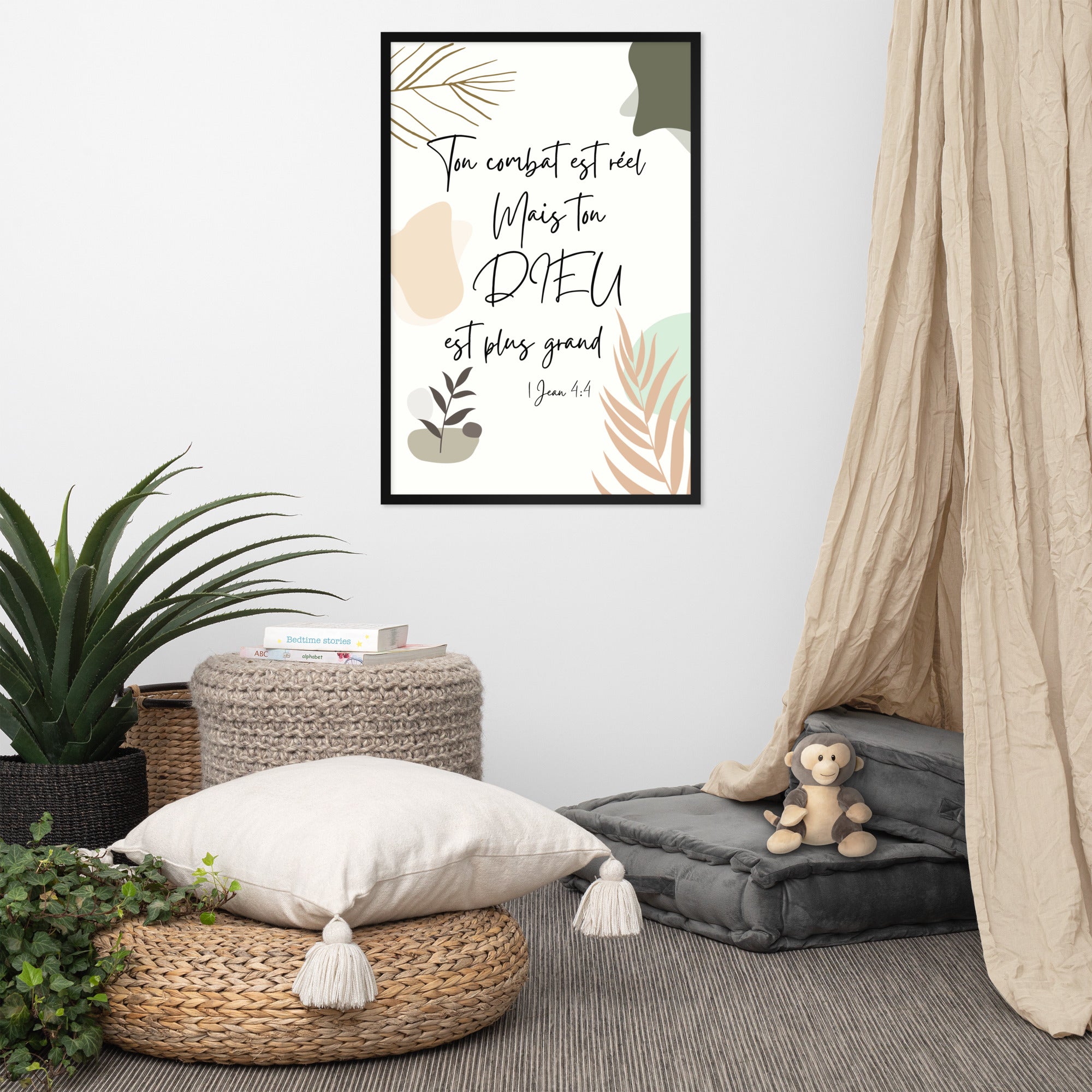 Affiche Encadrée "Ton DIEU est plus grand"