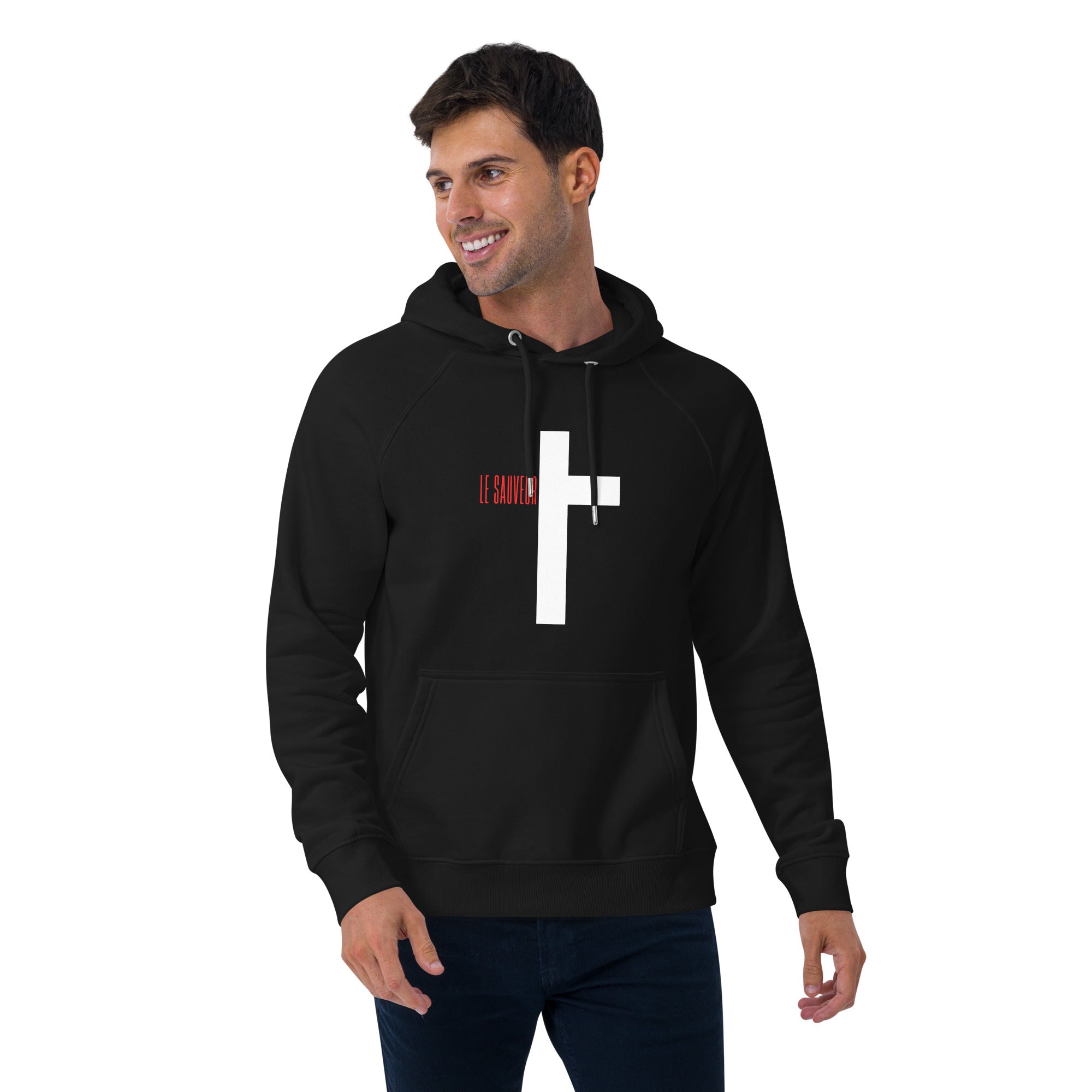 Sweat à capuche écologique "Le Sauveur"