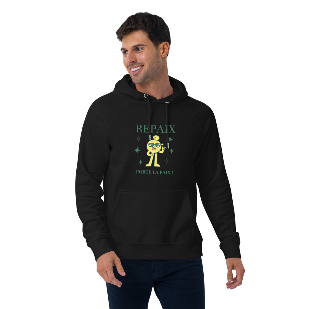 Sweat à capuche écologique "Repaix"