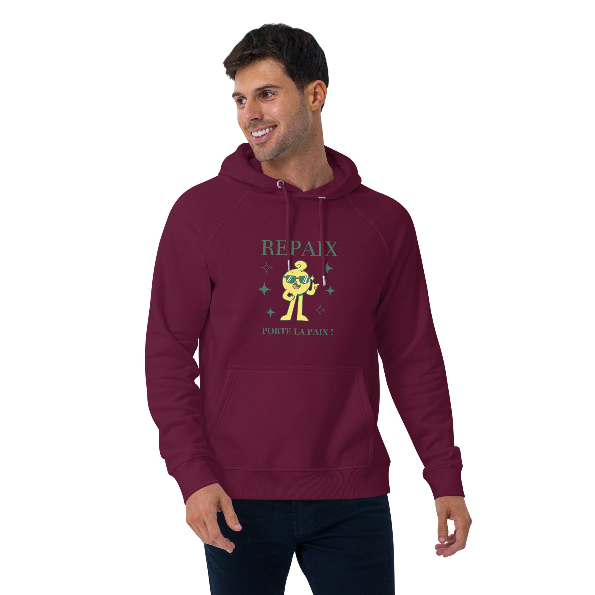 Sweat à capuche écologique "Repaix"