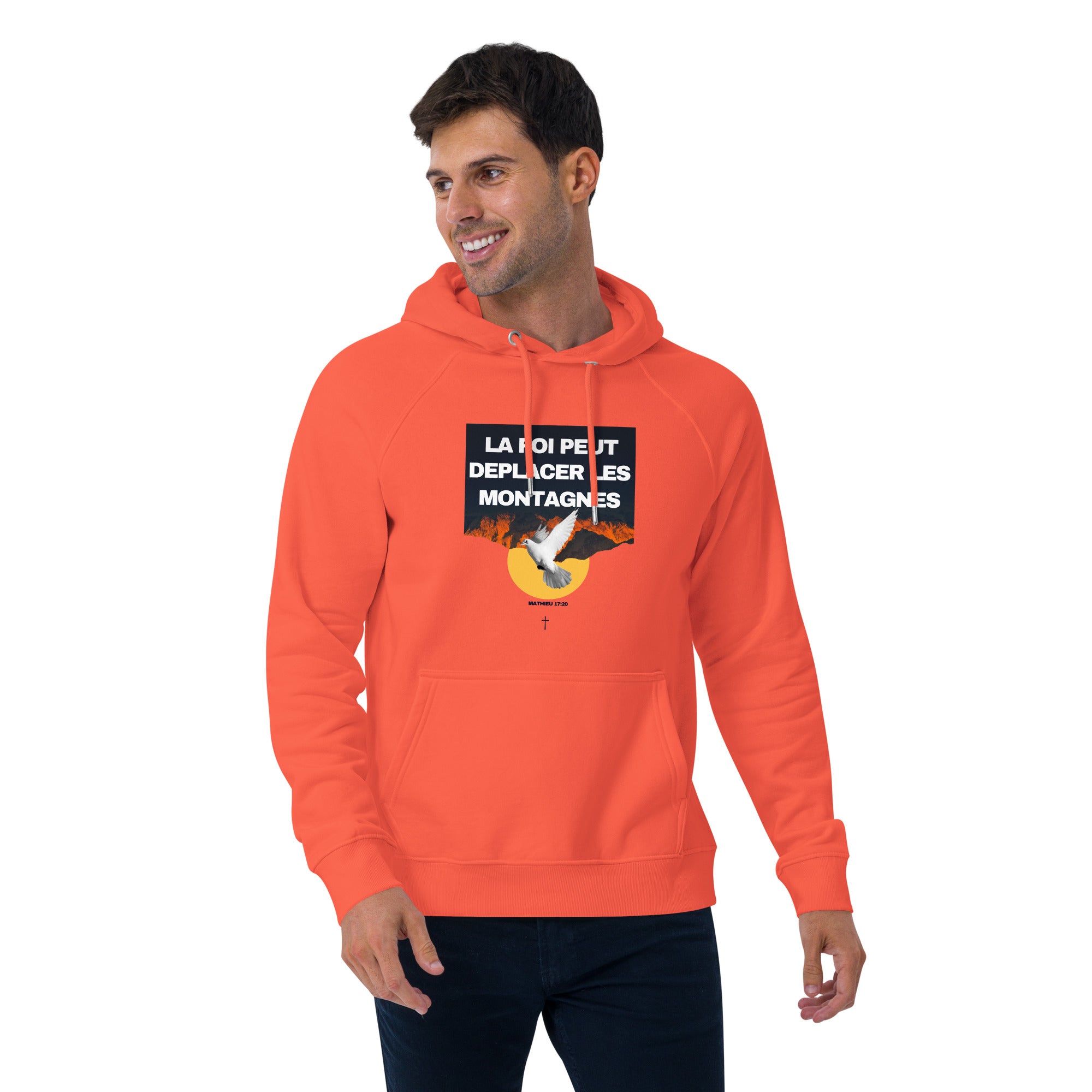Sweat à capuche écologique "La Foi"