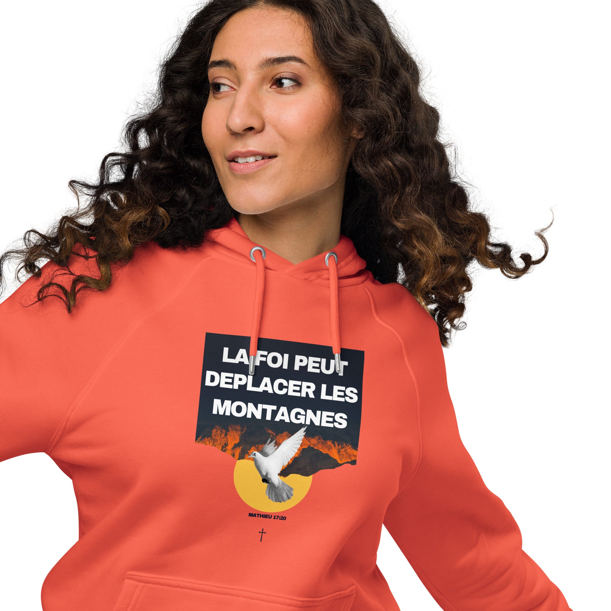 Sweat à capuche écologique "La Foi"