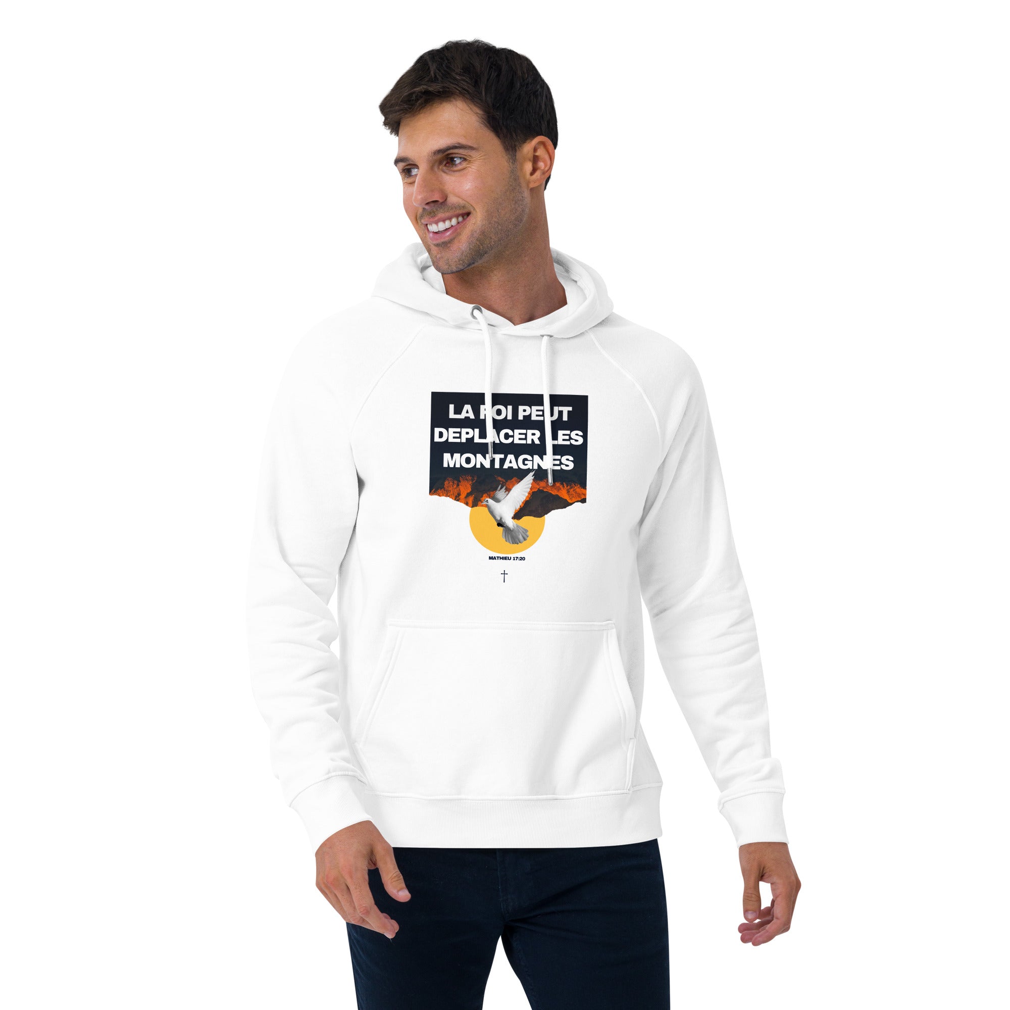 Sweat à capuche écologique "La Foi"