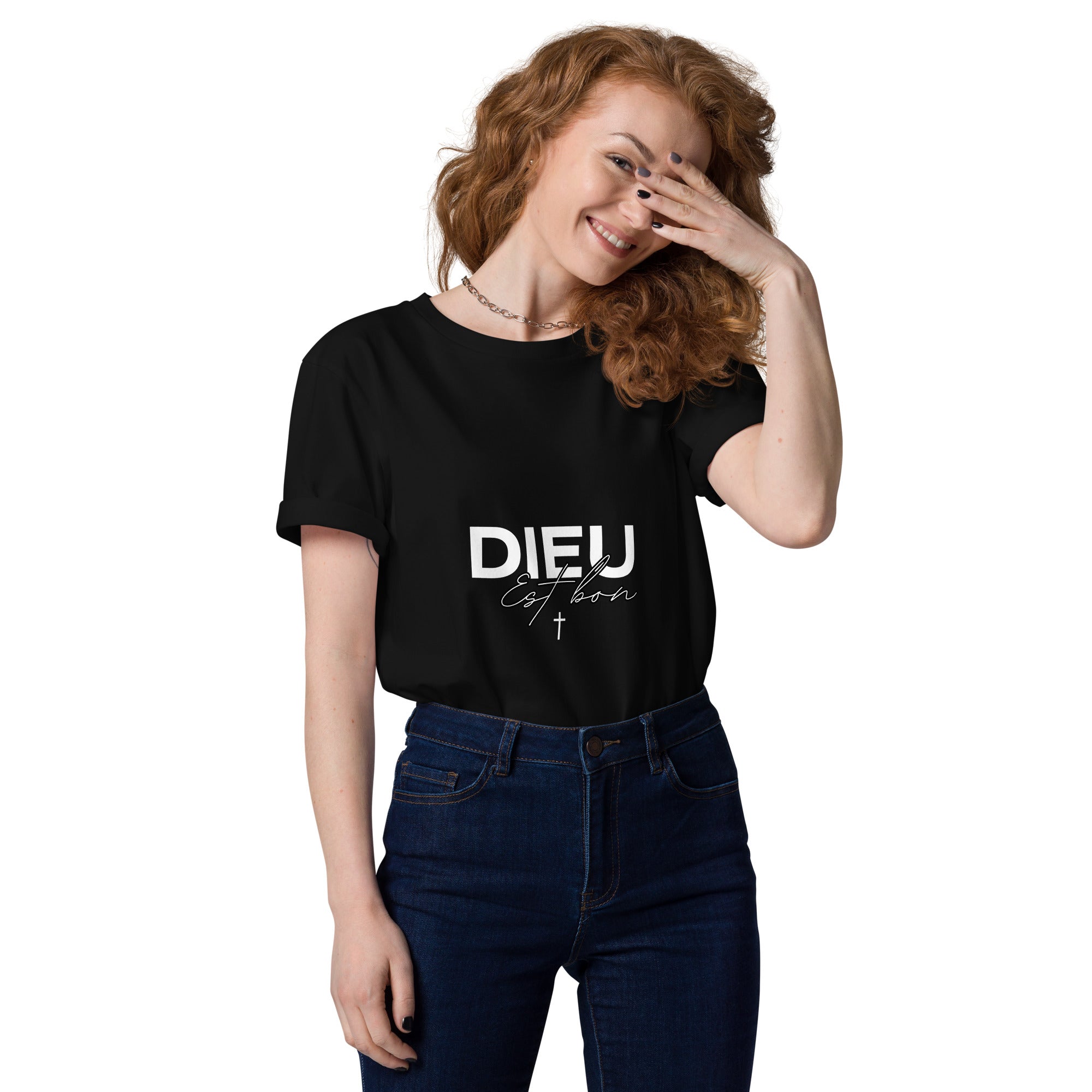 T-shirt "DIEU est bon" en coton bio