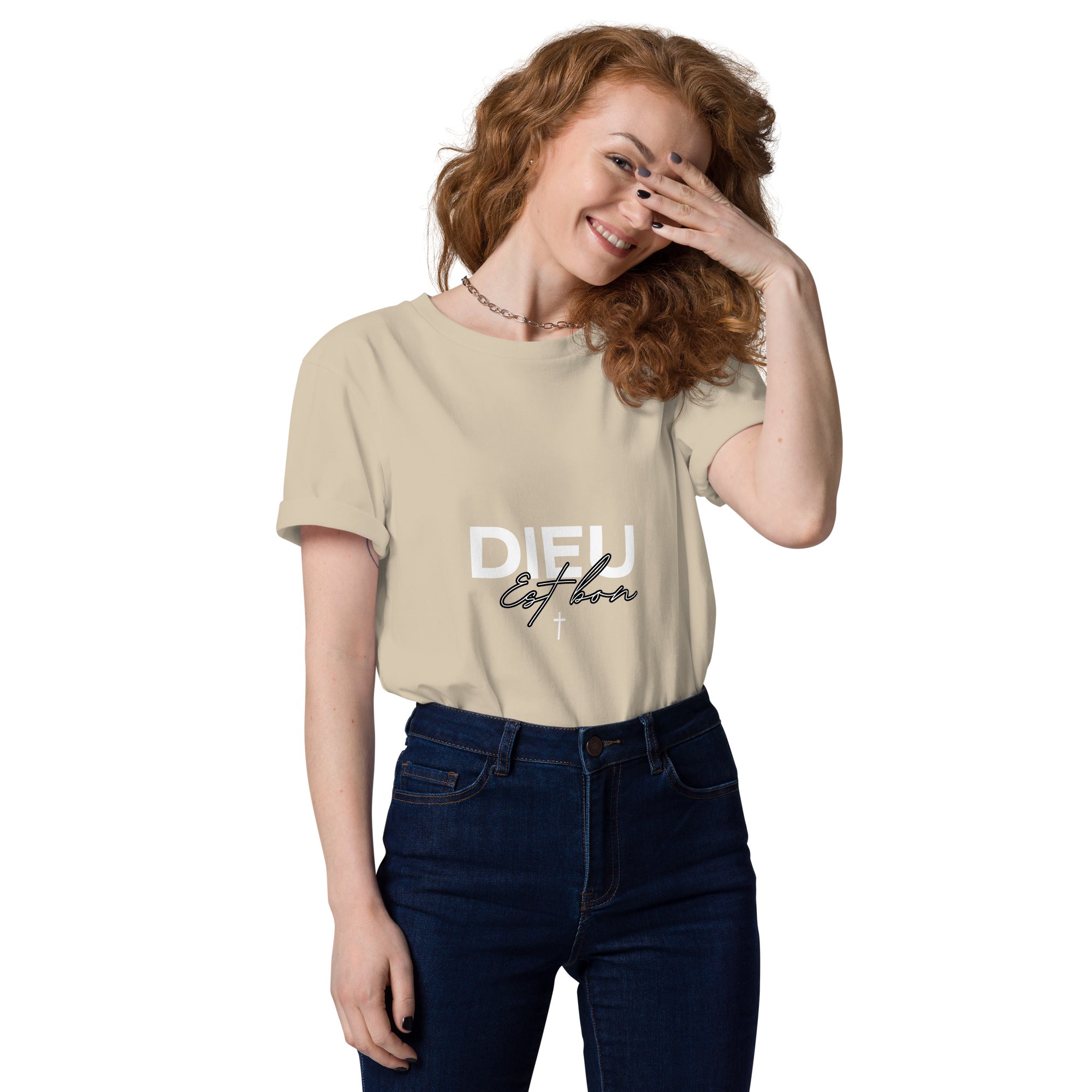 T-shirt "DIEU est bon" en coton bio