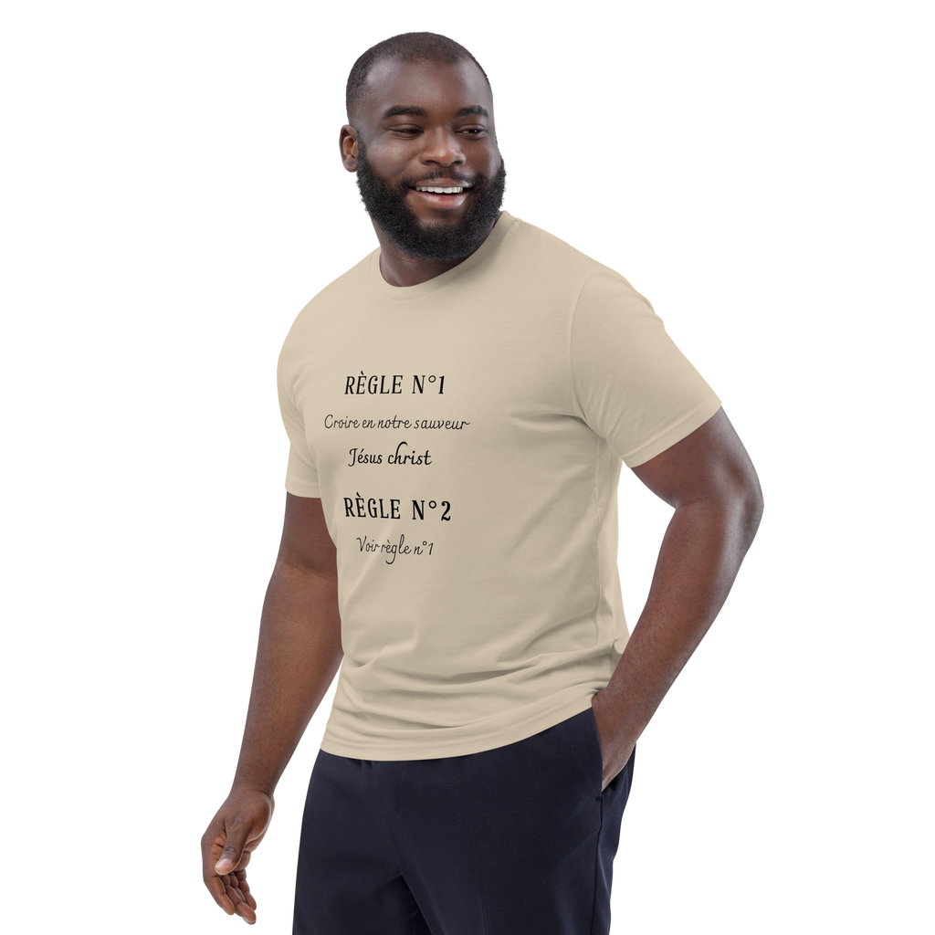 T-shirt "règle" en coton bio