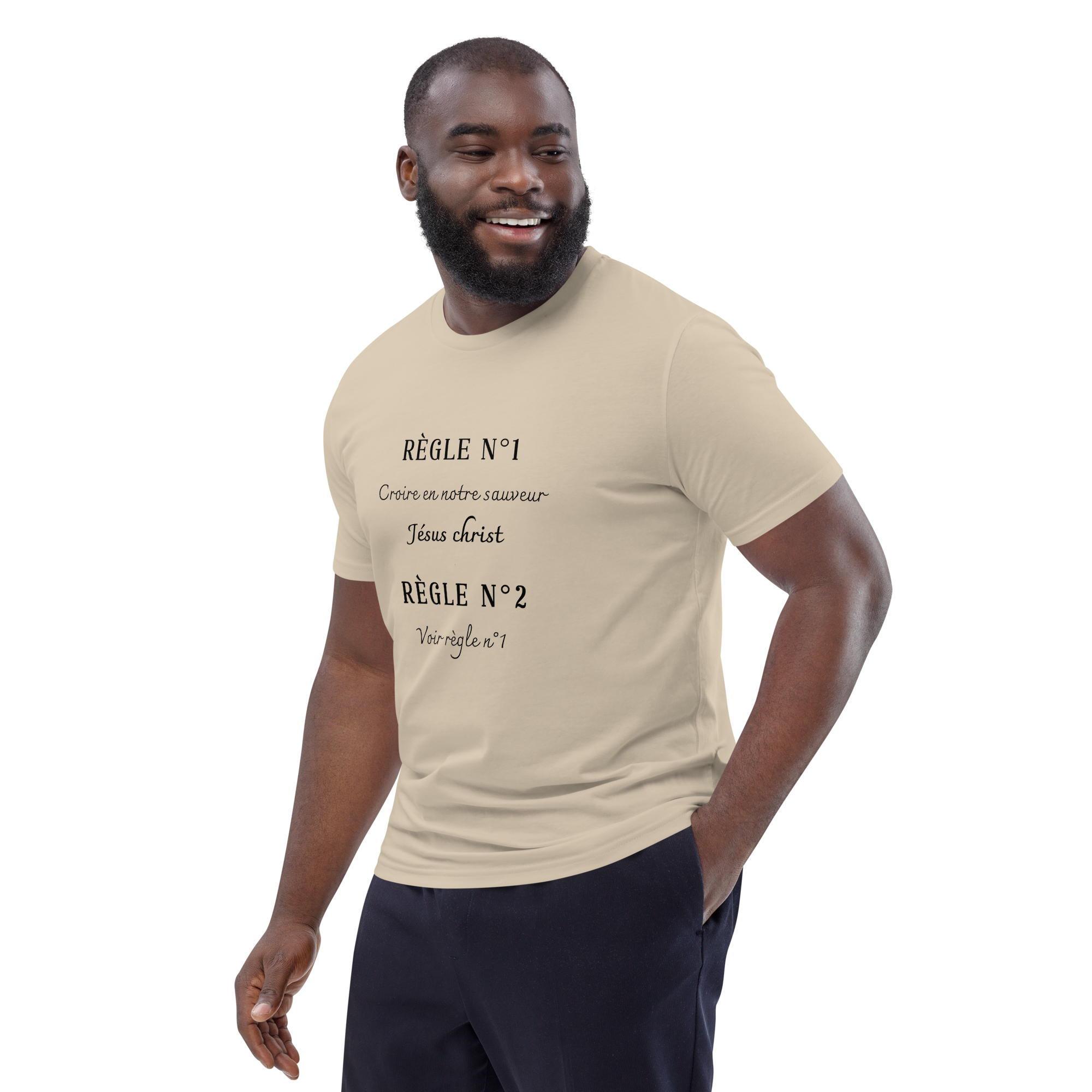 T-shirt "règle" en coton bio