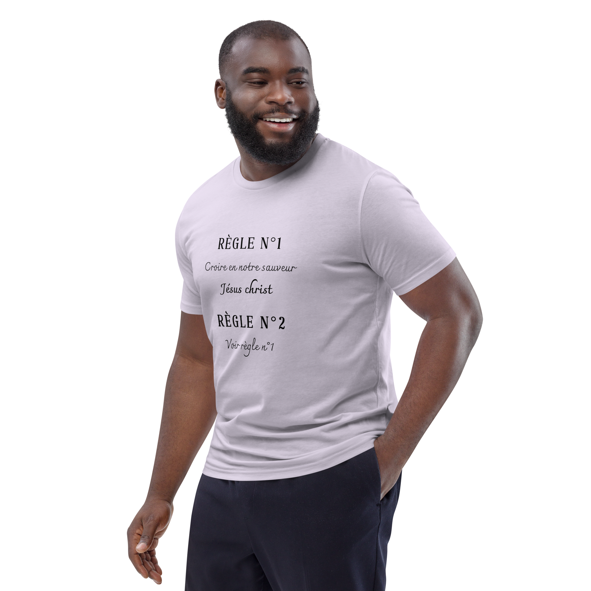 T-shirt "règle" en coton bio