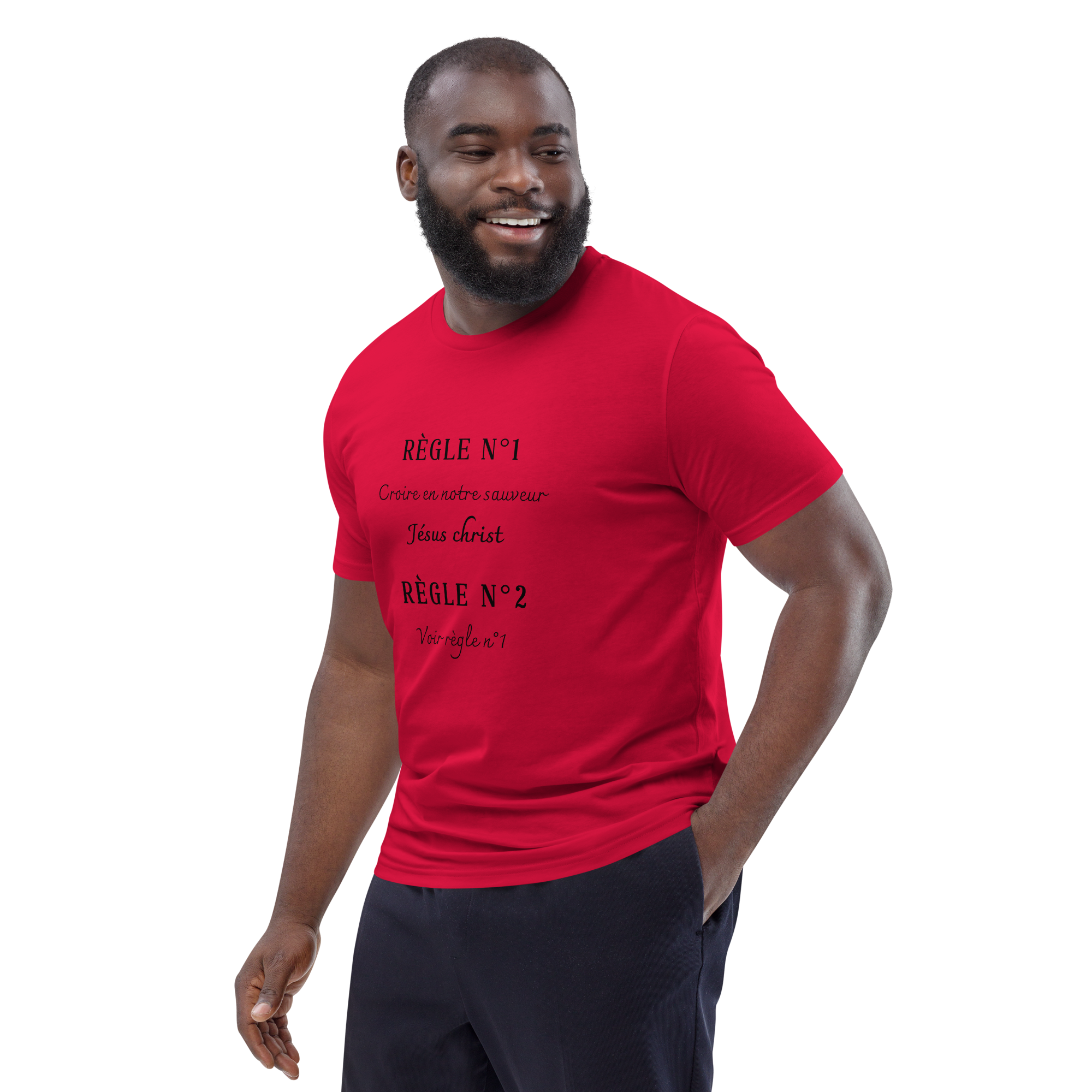 T-shirt "règle" en coton bio